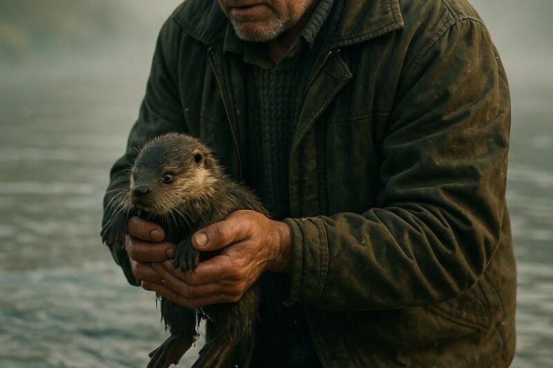 👉 🔥 Rybář zaslechl v mlze zvláštní zvuky – a když se přiblížil, objevil něco, co mu navždy změnilo život! 😱🦦💧