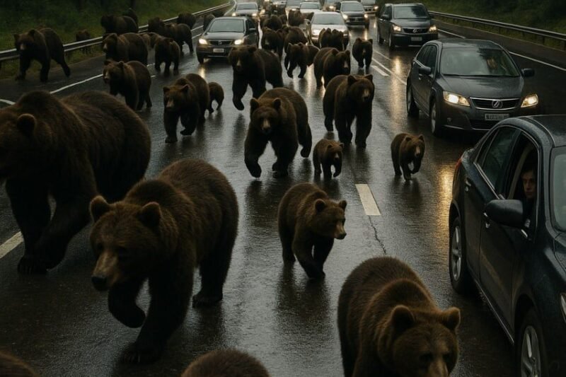 👉 🔥 Na dálnici za bílého dne došlo k nečekané události, která během vteřin vyvolala paniku 😱🐻