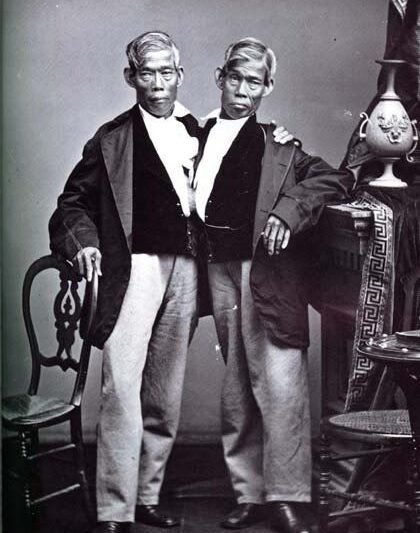 Chang a Eng jsou slavná siamská dvojčata z Thajska, narozená srostlá hrudí 😳 V dospělosti si vzali dvě sestry a jejich rodinný život fungoval opravdu netradičně.  Rodiny žily ve dvou domech a bratři se mezi nimi střídali každých pár dní. Během let se stali otci celkem 21 dětí 😲  👉 Jak jejich život pokračoval dál? Podívejte se do prvního komentáře 👇