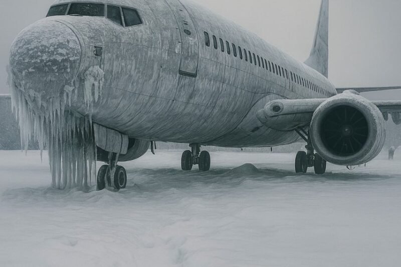 Vědci objevili v odlehlém lese obrovské letadlo uvězněné v ledu – a to, co našli uvnitř, je překvapilo 😲❄️  Na satelitních snímcích to nejprve vypadalo jako zvláštní ledový útvar. Po příjezdu ale tým zjistil, že jde o masivní letadlo bez označení, skryté hluboko v permafrostu.  Když se po několika dnech dostali dovnitř, čekalo je něco nečekaného: interiér vypadal téměř nedotčeně, jako by čas uvnitř vůbec neplynul. A právě to vyvolalo nejvíc otázek…  👉 Co následovalo potom, zaskočilo i zkušené odborníky. Pokračování v komentářích 👇