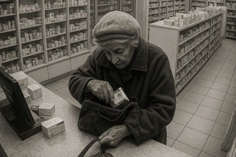 🔥 Babička si myslela, že si nikdo ničeho nevšimne… ale kamera zachytila víc, než čekala 😳📹  V lékárně stála dlouho u pokladny. Peněz měla málo – chyběl jen malý obnos. Léky ale nutně potřebovala.  Sklopila hlavu a pomalu zamířila ke dveřím, aniž by tušila, že nad vchodem je kamera. Personál chvíli váhal… a pak k ní jedna lékárnice přistoupila ❤️  👉 To, co následovalo, dojalo všechny v místnosti – a důvod se ukázal až o chvíli později… Pokračování v komentářích 👇