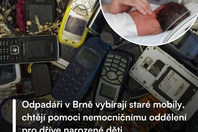 📱Po Vánocích se spousta starých mobilů ocitla na dně šuplíků, zatímco pod stromečkem našly nové majitele ty nejmodernější. V Brně ale jejich osud může být mnohem užitečnější — odpadáři je sbírají, aby získali peníze pro miminka na oddělení pro předčasně narozené děti Fakultní nemocnice. Mobil lze odevzdat v každém z 35 sběrných dvorů ve městě 💙