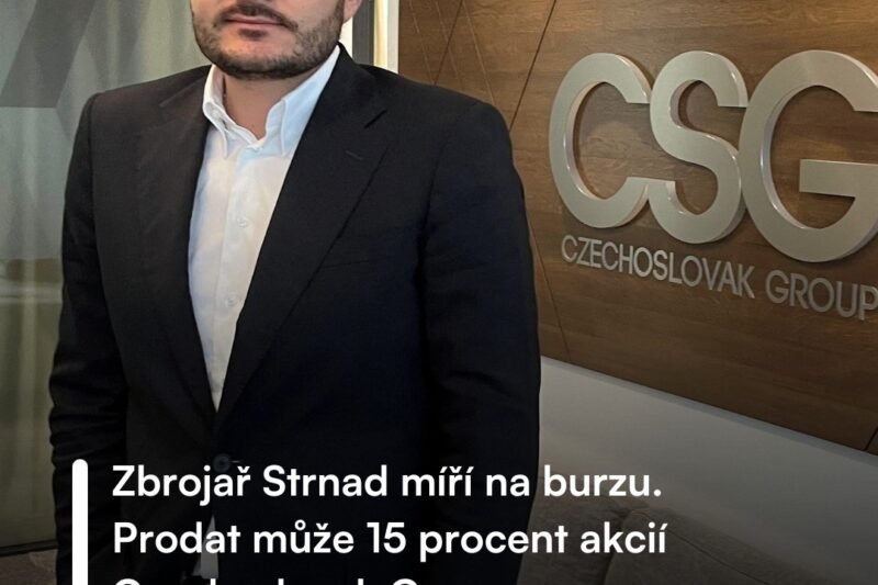 ❗ „Česká zbrojařská gigant Czechoslovak Group (CSG) chystá jeden z nejočekávanějších vstupů na burzu roku! Až 15 % akcií může putovat na trh — majitel Michal Strnad prozradil první detaily.“ 💥💰  ⚪ Loni skupina zahájila licenční výrobu velkorážové munice na Ukrajině, což přidává investičnímu plánu ještě větší váhu. 🌍🔧