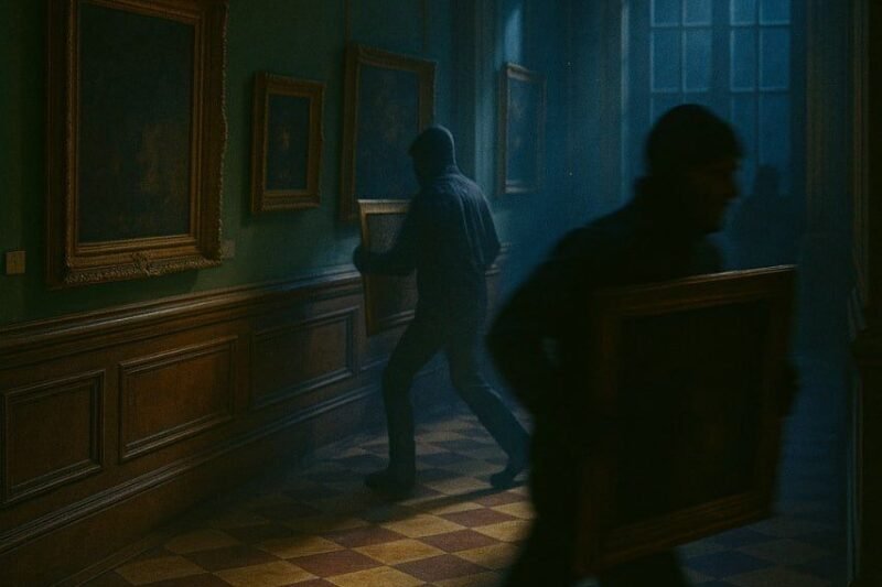 👉 Noční vloupání do galerie působilo jako dokonale naplánované… dokud jeden zvláštní detail na bezpečnostním záznamu nezměnil celé vyšetřování 🖼📹