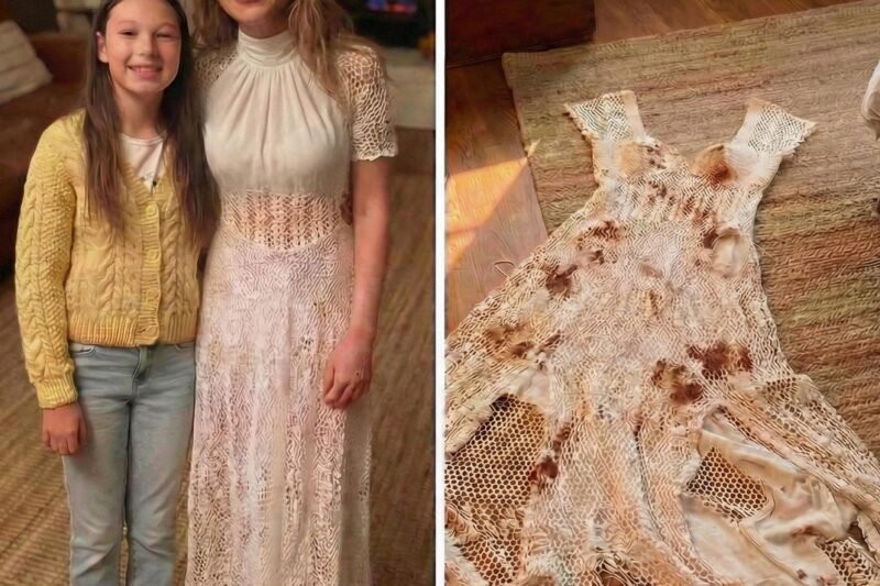 Moje dcera mi upletla svatební šaty 👗🧶 — těsně před obřadem 💒 se objevil nečekaný problém 😳⚠️